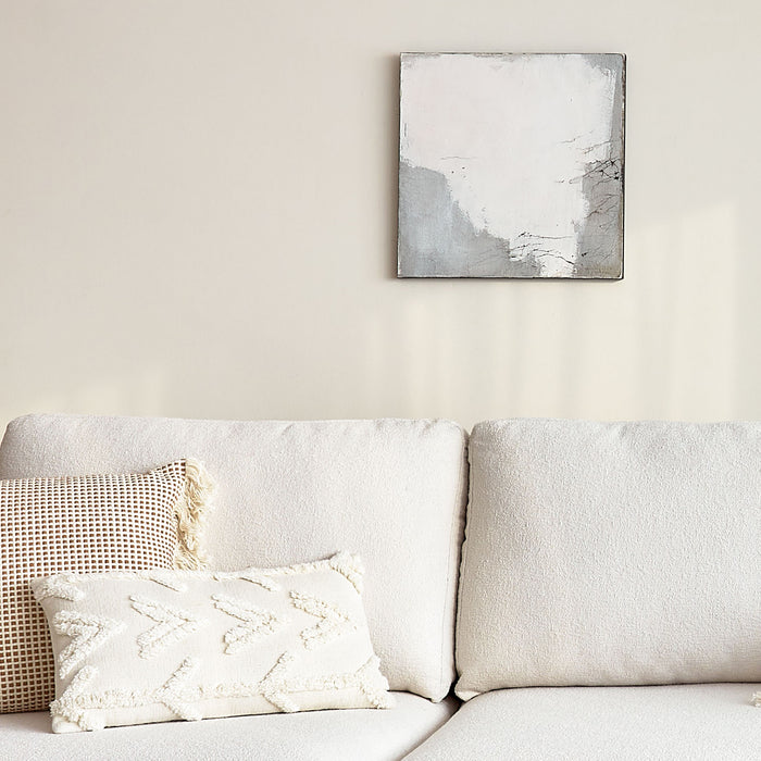 Kave Home Nila Kussenhoes 30 x 50 cm - Wit