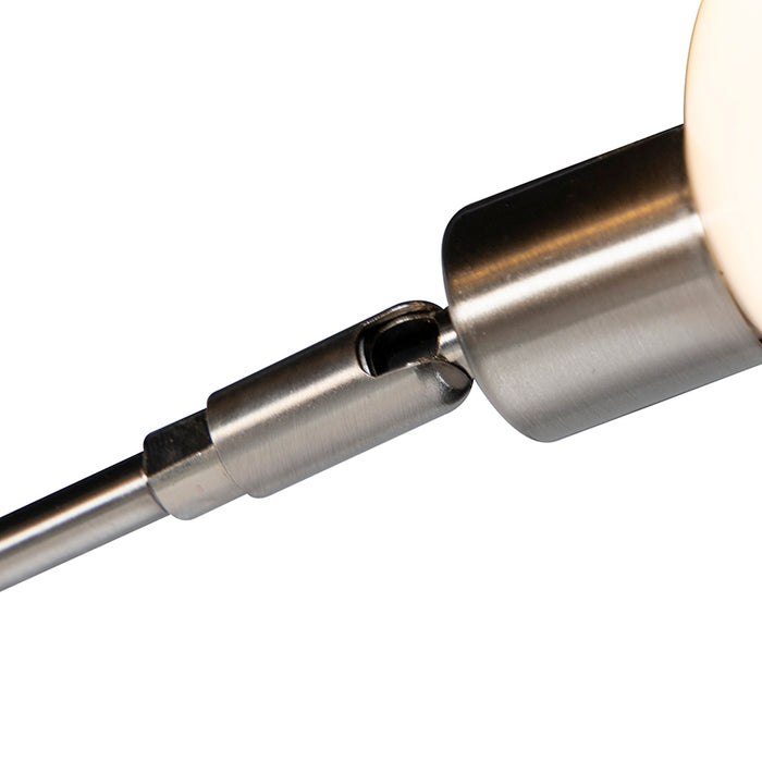 QAZQA Design vloerlamp staal 5-lichts - Sixties Marmo