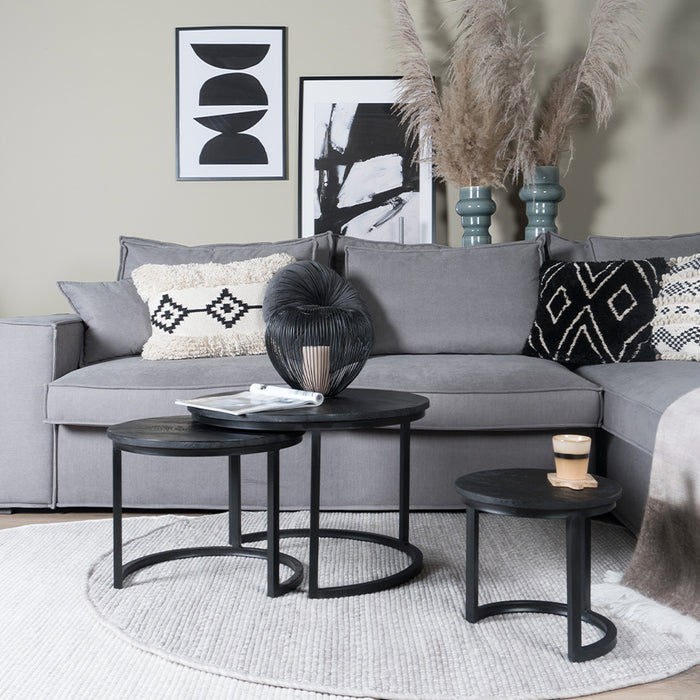 Vloerkleed Pebbel 834 - Rond ø120 cm