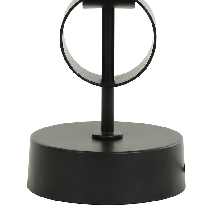 Light & Living Circulum tafellamp met groene velvet kap