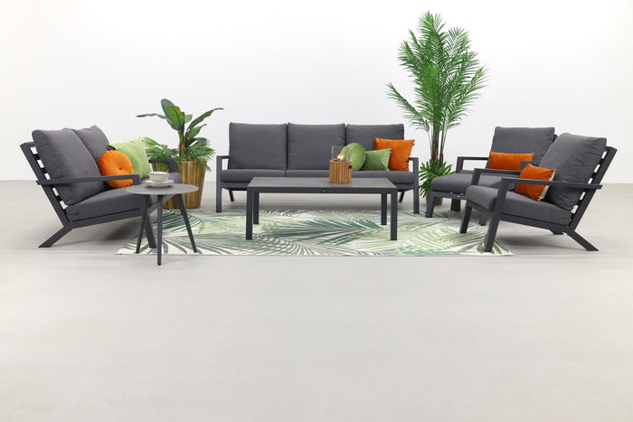 VDG Atlanta loungeset 6-delig - stoelen banken en tafel