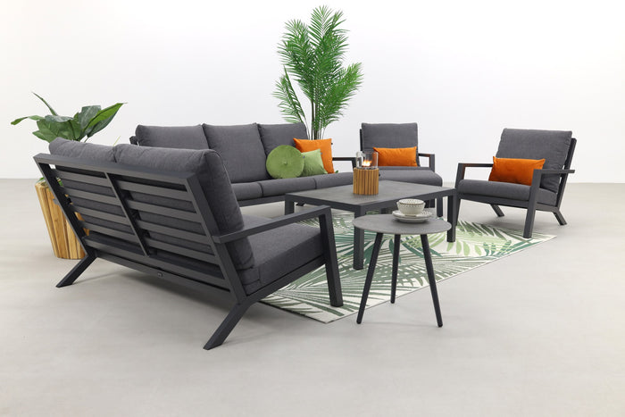 VDG Atlanta loungeset 6-delig - stoelen banken en tafel