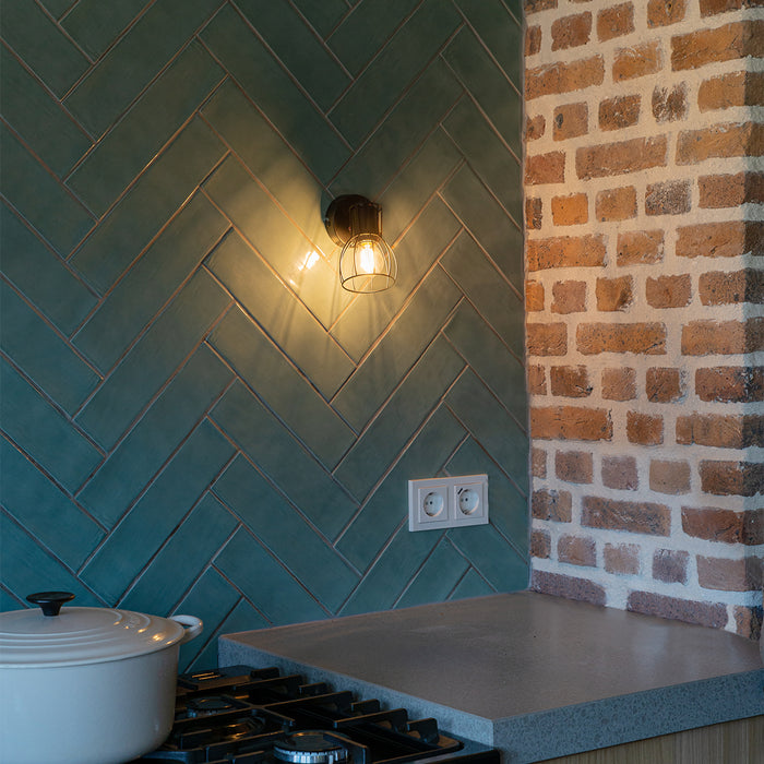 QAZQA Moderne spot zwart staal verstelbaar - Botu