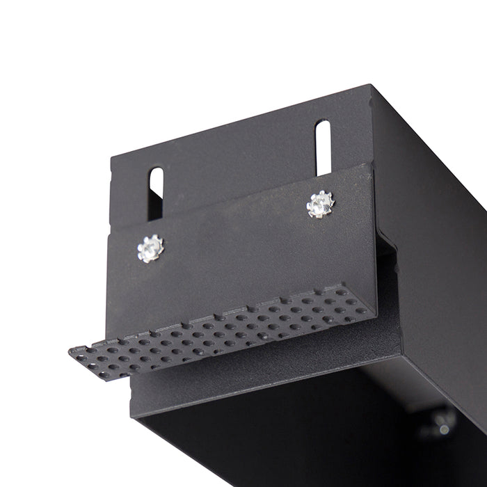 QAZQA Inbouwspot zwart draai- en kantelbaar Trimless 2-lichts - Oneon