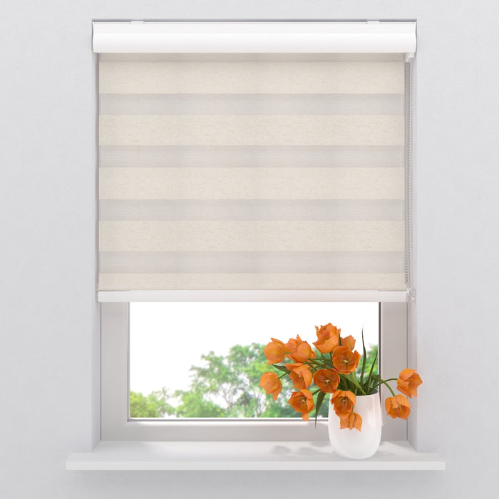 Duo Rolgordijn Splendid Lichtdoorlatend Linnen 60 x 175 cm