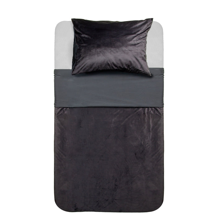 Y-NOT Fluweel Dekbedovertrek 140 x 220 cm