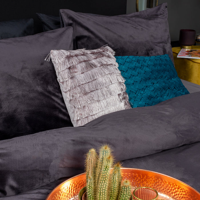 Y-NOT Fluweel Dekbedovertrek 140 x 220 cm