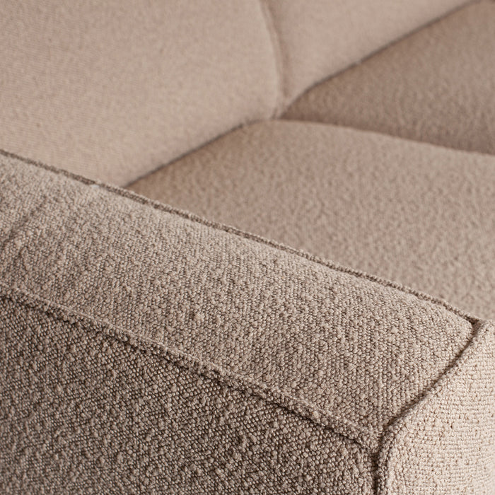 WOOOD Statement 3-zitsbank - Bouclé - Beige