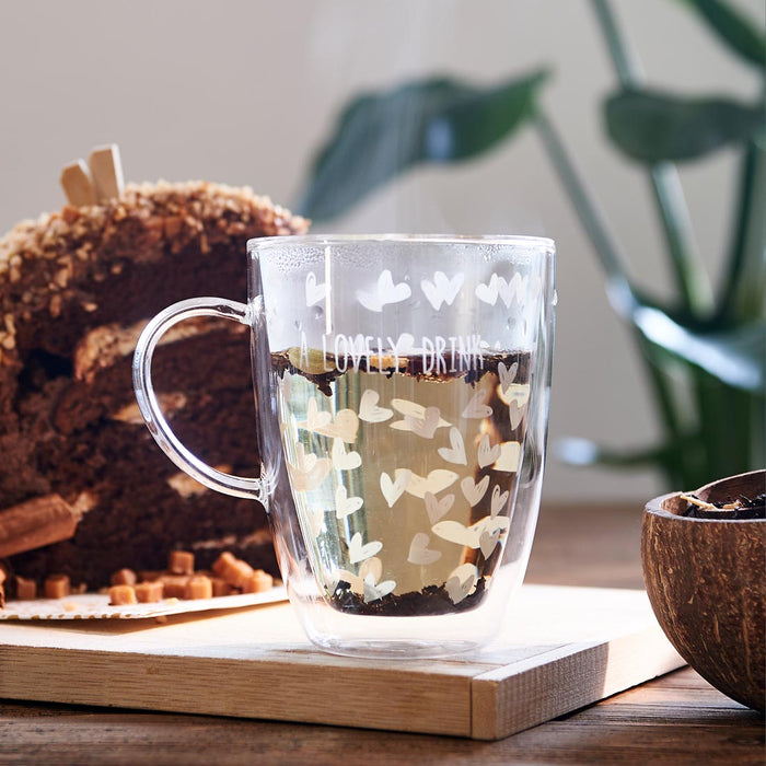 Riviera Maison Lovely Drinks Double Wall Glass M 9x11x11