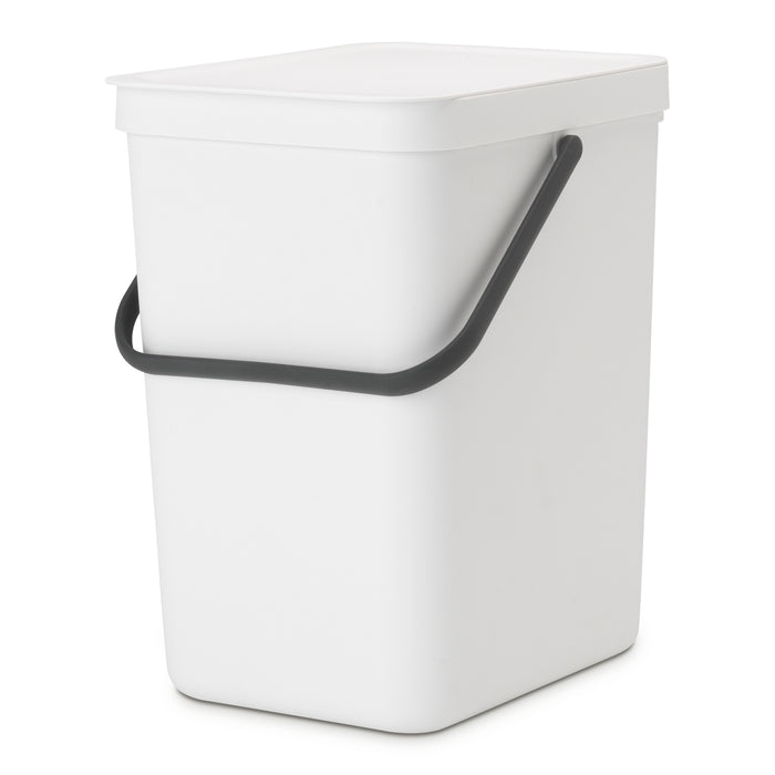 Brabantia Sort & Go Afvalemmer 25 Liter - White