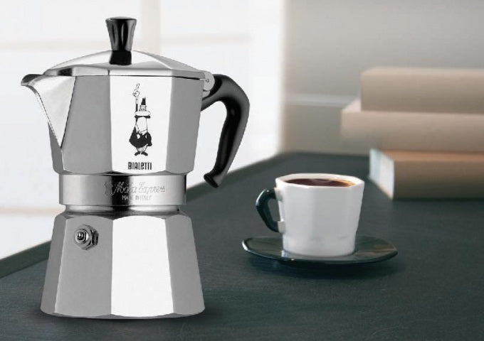 Bialetti Moka Express Percolator 3 kops