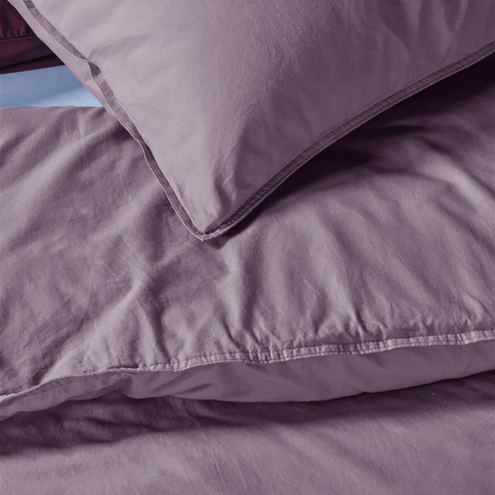 Beddinghouse Organic Basic Dekbedovertrek 240 x 200/220 cm - Mauve