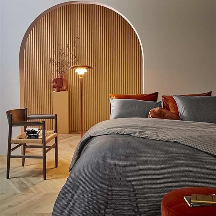 Kardol Richmond Dekbedovertrek 140 x 200/220 cm - Antraciet