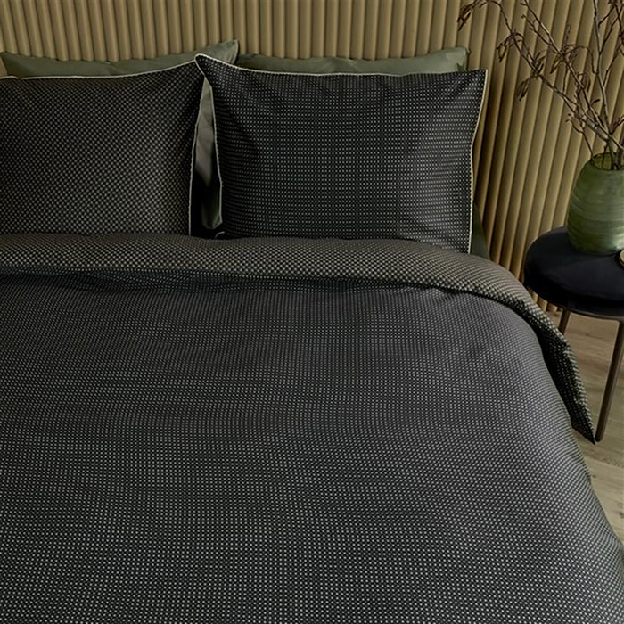 Kardol Richmond Dekbedovertrek 200 x 200/220 cm - Donkergroen