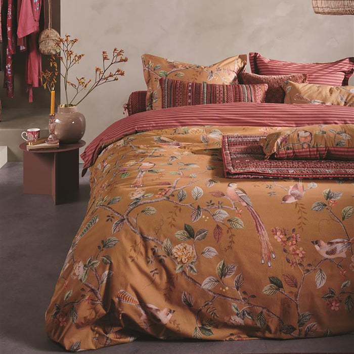 Pip Studio Good Nightingale Dekbedovertrek 140 x 200/220 cm - Geel