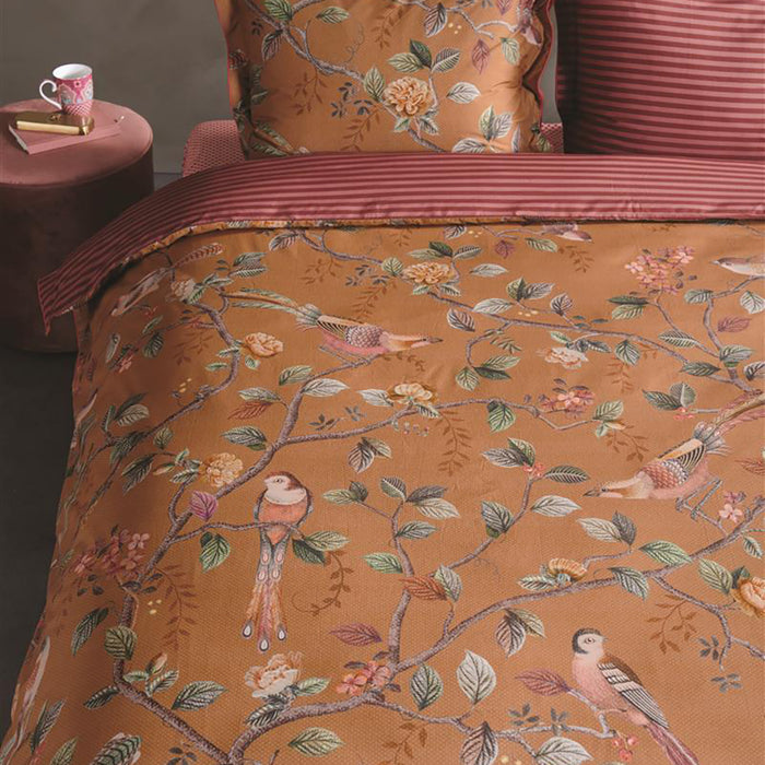 Pip Studio Good Nightingale Dekbedovertrek 140 x 200/220 cm - Geel