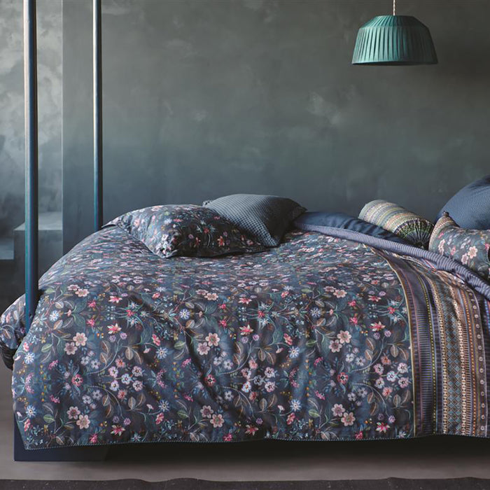 Pip Studio Mirrorama Dekbedovertrek 140 x 200/220 cm - Donkerblauw