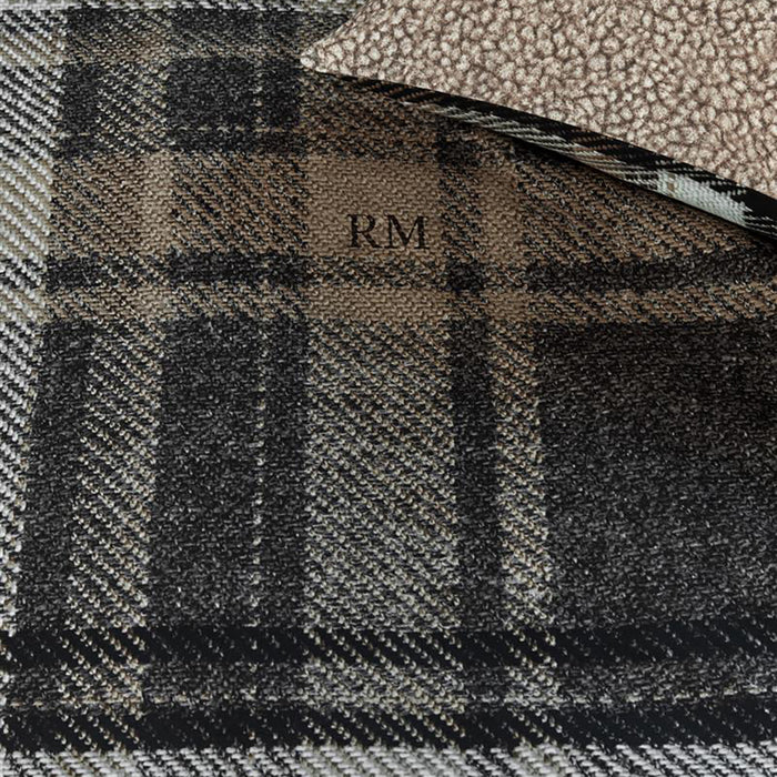 Rivièra Maison Cozy Check Dekbedovertrek 140 x 200/220 cm - Bruin