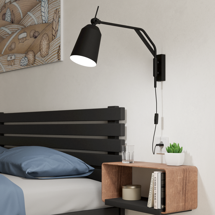 EGLO Loreto Wandlamp - Zwart