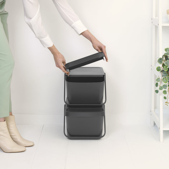 Brabantia Sort & Go Stapelbare Afvalemmer - 20 L