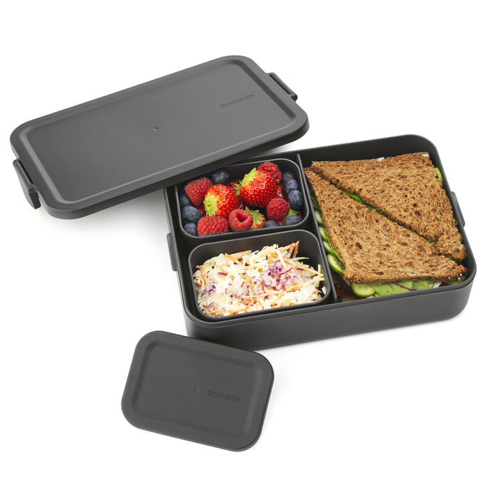 Brabantia Make & Take Bento Lunchbox - Kunststof - Dark Grey
