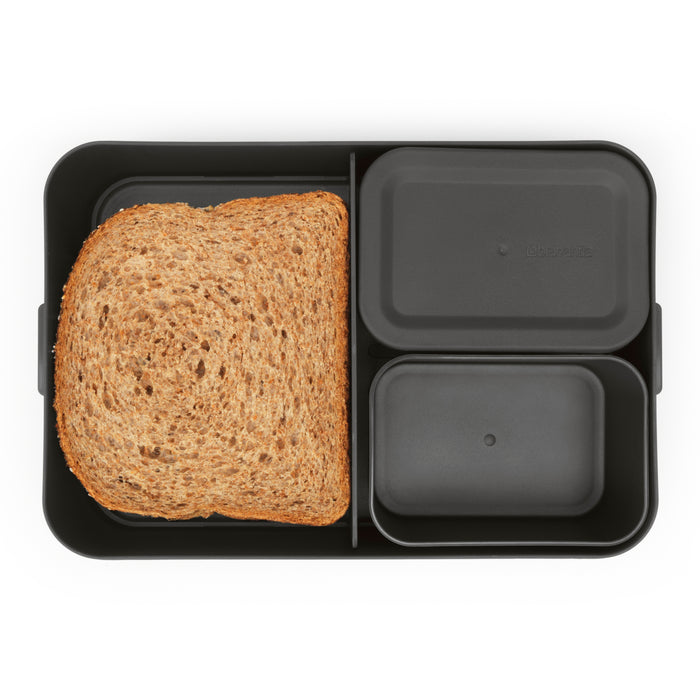 Brabantia Make & Take Bento Lunchbox - Kunststof - Dark Grey