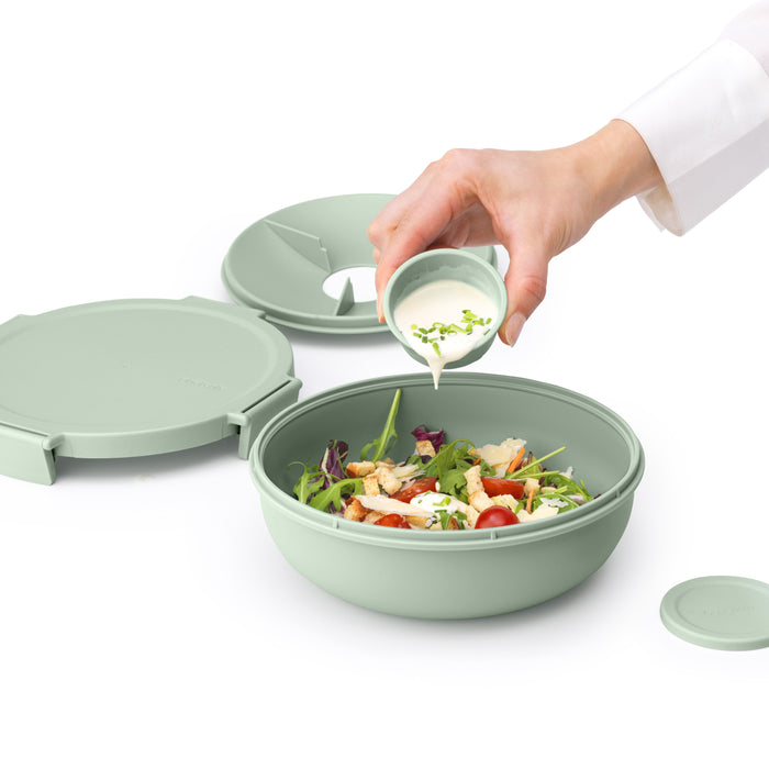 Brabantia Make & Take Salade Lunchbox 1,3 L - Kunststof - Jade Green