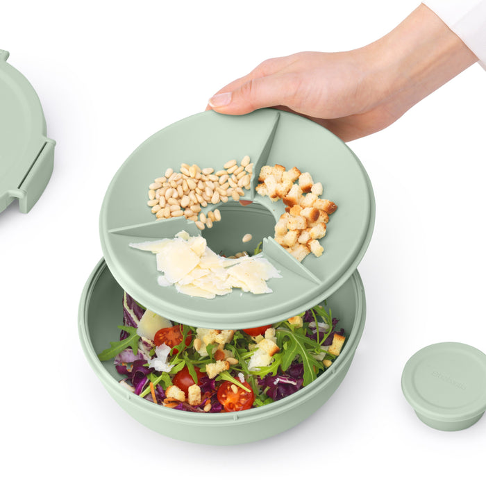 Brabantia Make & Take Salade Lunchbox 1,3 L - Kunststof - Jade Green