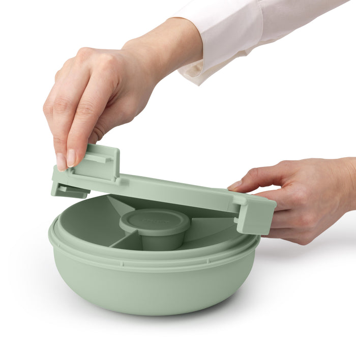 Brabantia Make & Take Salade Lunchbox 1,3 L - Kunststof - Jade Green