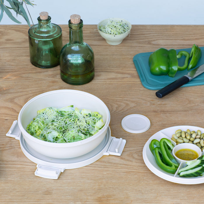 Brabantia Make & Take Salade Lunchbox 1,3 L - Kunststof - Light Grey