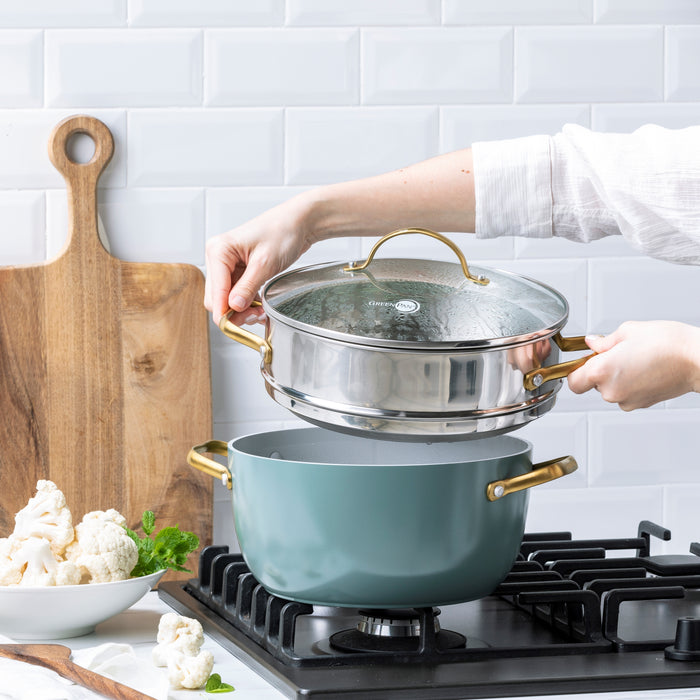 Greenpan Padova Pannenset 5-delig met 2 pannenbeschermers