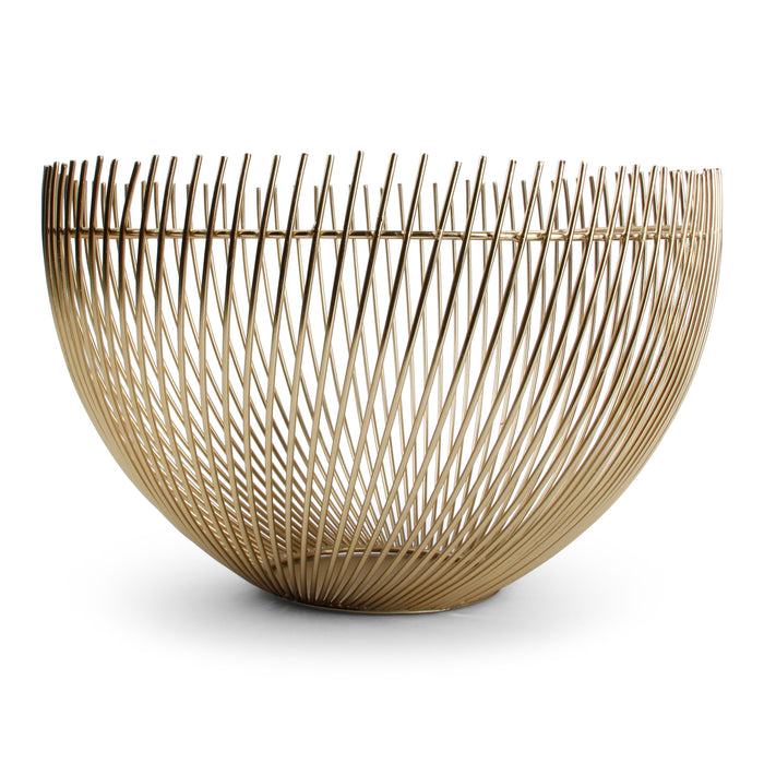 Salt & Pepper Iris Draadmand H 18 cm - Goud