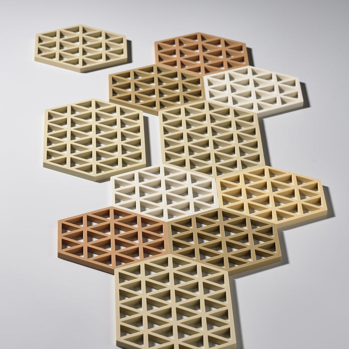 Zone Denmark Triangles Onderzetter - Zand
