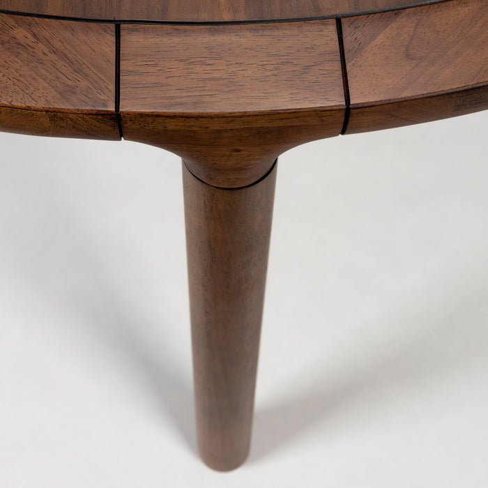 Zuiver x fonQ Storm Eettafel - Ø 130 cm - Donkerbruin