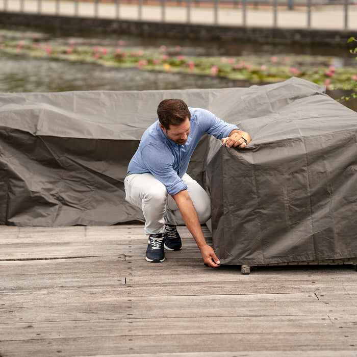 Winza Outdoor Covers Premium Loungesethoes L-vorm 215