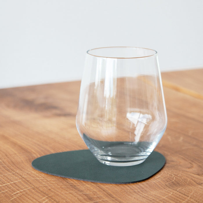 LIND DNA Nupo Curve Placemats 4 st. + Onderzetters 4 st.- Dark Green