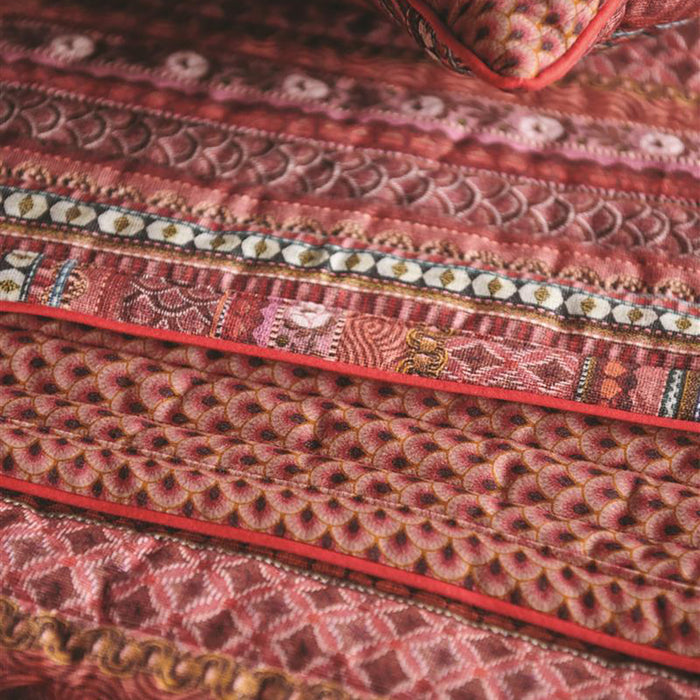 Pip Studio Ribbon Sprei 180 x 260 cm - Rood