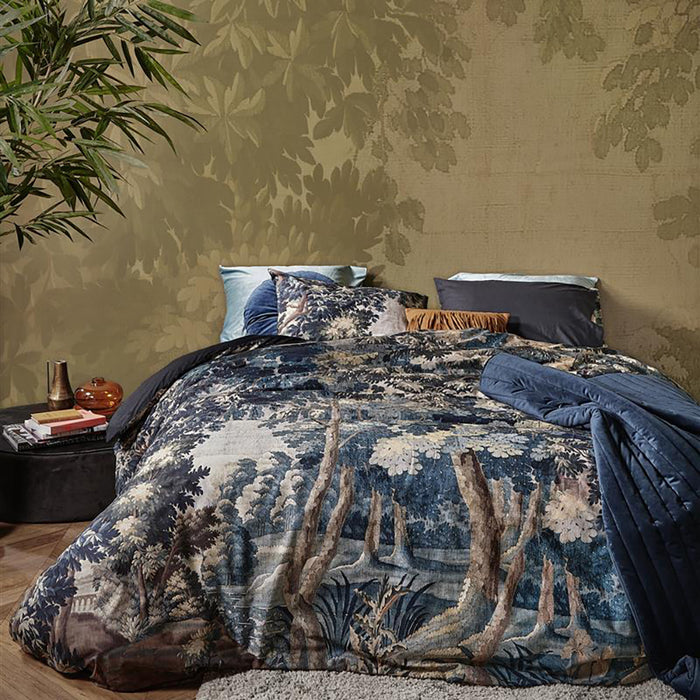 At Home by Beddinghouse From Afar Dekbedovertrek 200 x 200/220 cm - Blauw