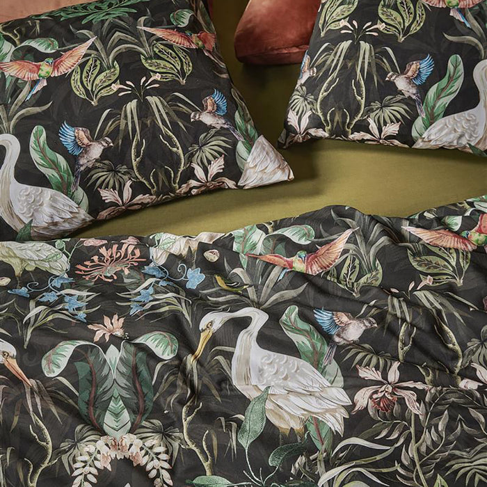 At Home by Beddinghouse Vibrant Dekbedovertrek 140 x 200/220 cm - Zwart