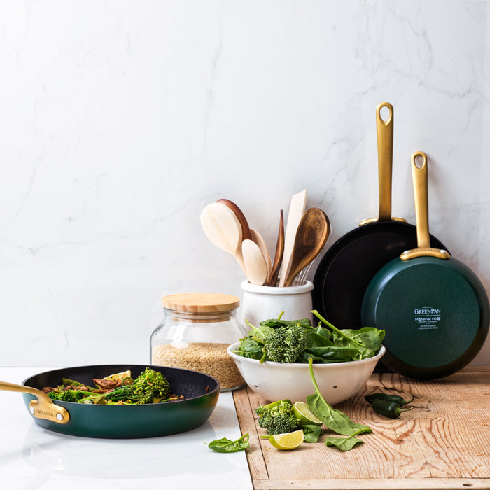 Greenpan Craft Koekenpannenset - Groen 3-delig