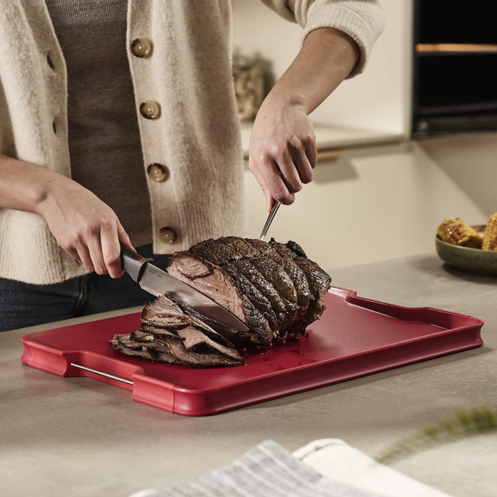 Joseph Joseph Cut & Carve Snijplank - Rood - L