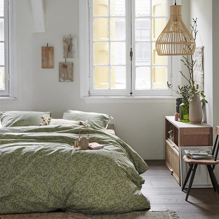 Ariadne at Home Tiny Florals Dekbedovertrek 200 x 200/220 cm - Groen