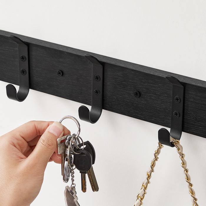 ACAZA Wandkapstok Zwart