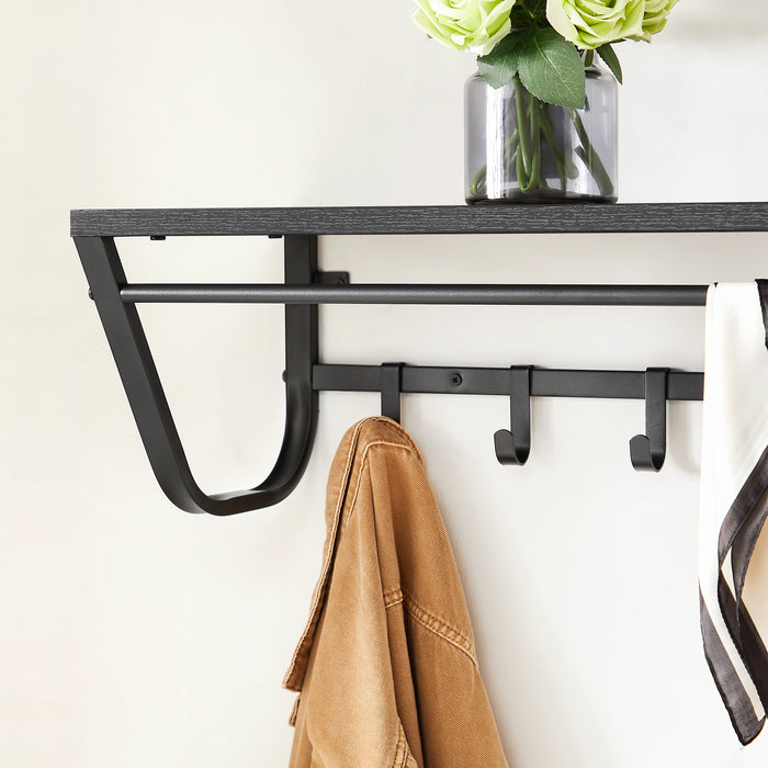 ACAZA Wandkapstok Zwart