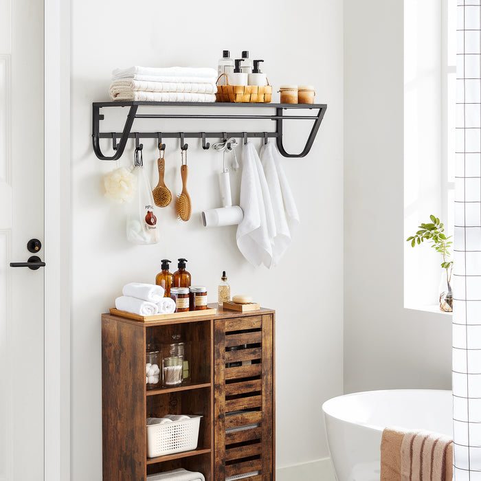 ACAZA Wandkapstok Zwart