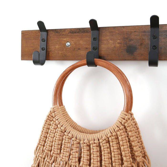 ACAZA Wandkapstok Vintage bruin