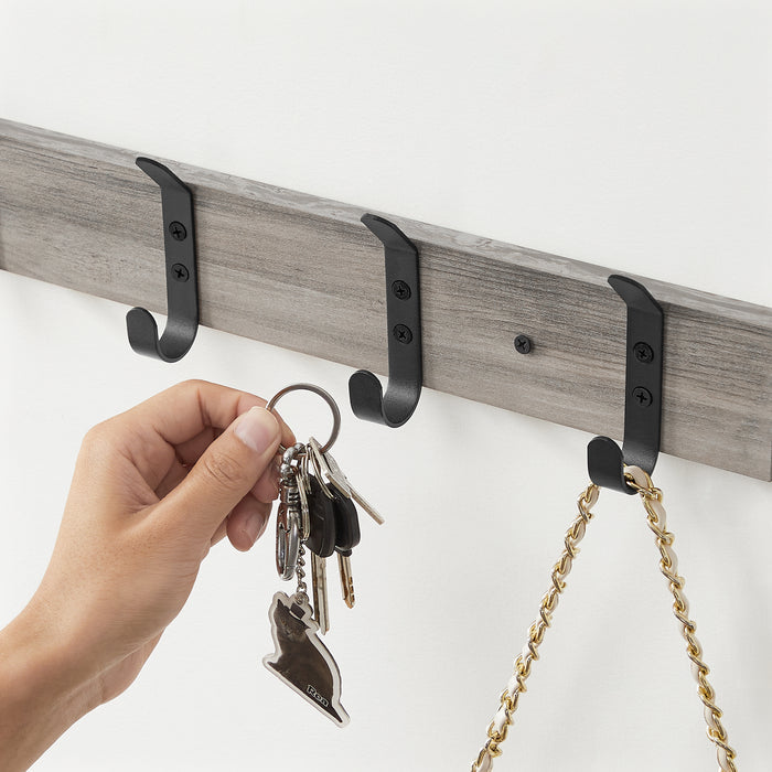 ACAZA Wandkapstok Grijze eik