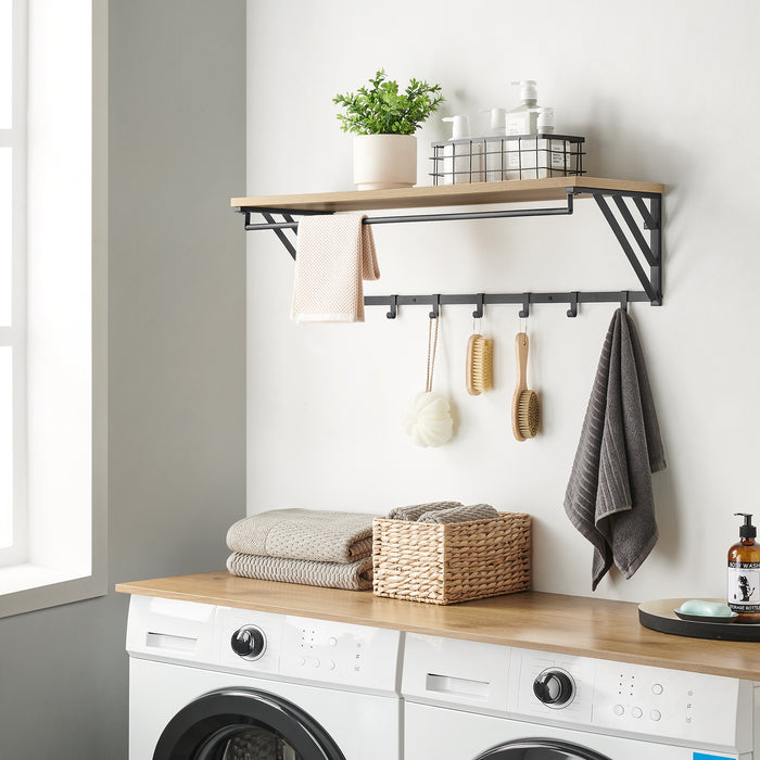 ACAZA Wandkapstok Lichte eik