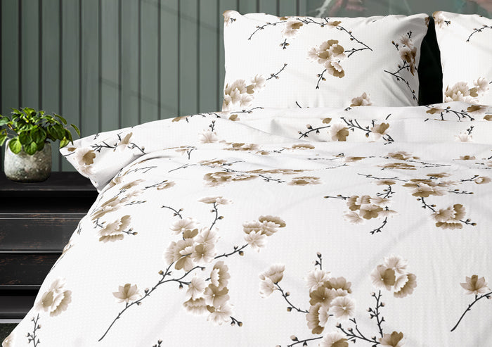 Elegance Dekbedovertrek Lina - taupe