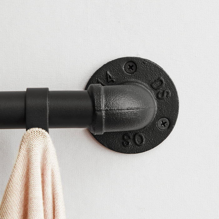 ACAZA Wandkapstok Zwart